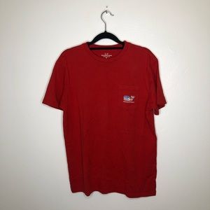 Vineyard Vines Men Short Sleeve Patriot Flag Whale